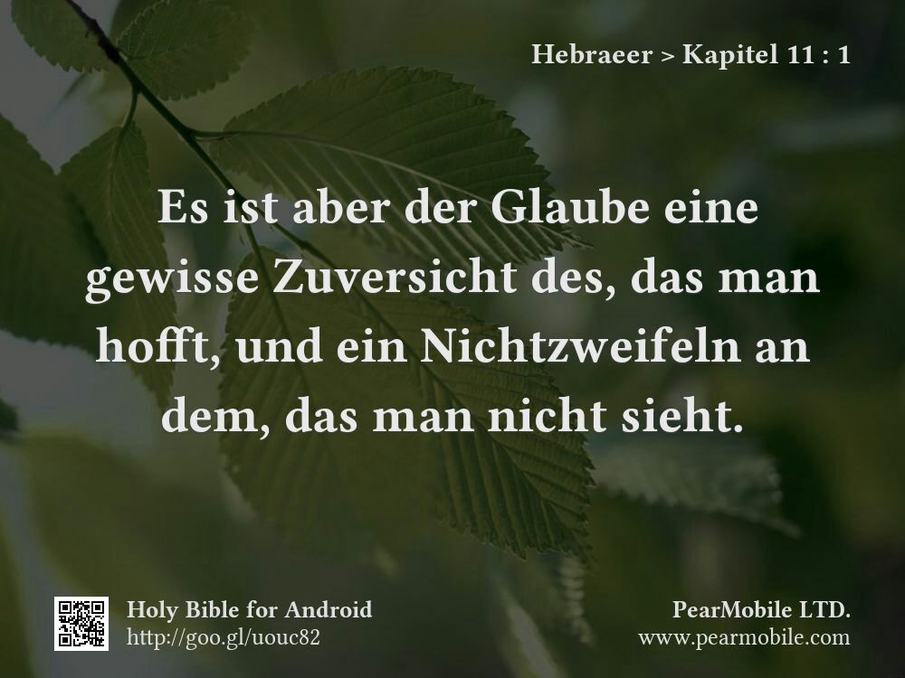 Hebraeer, Kapitel 11:1